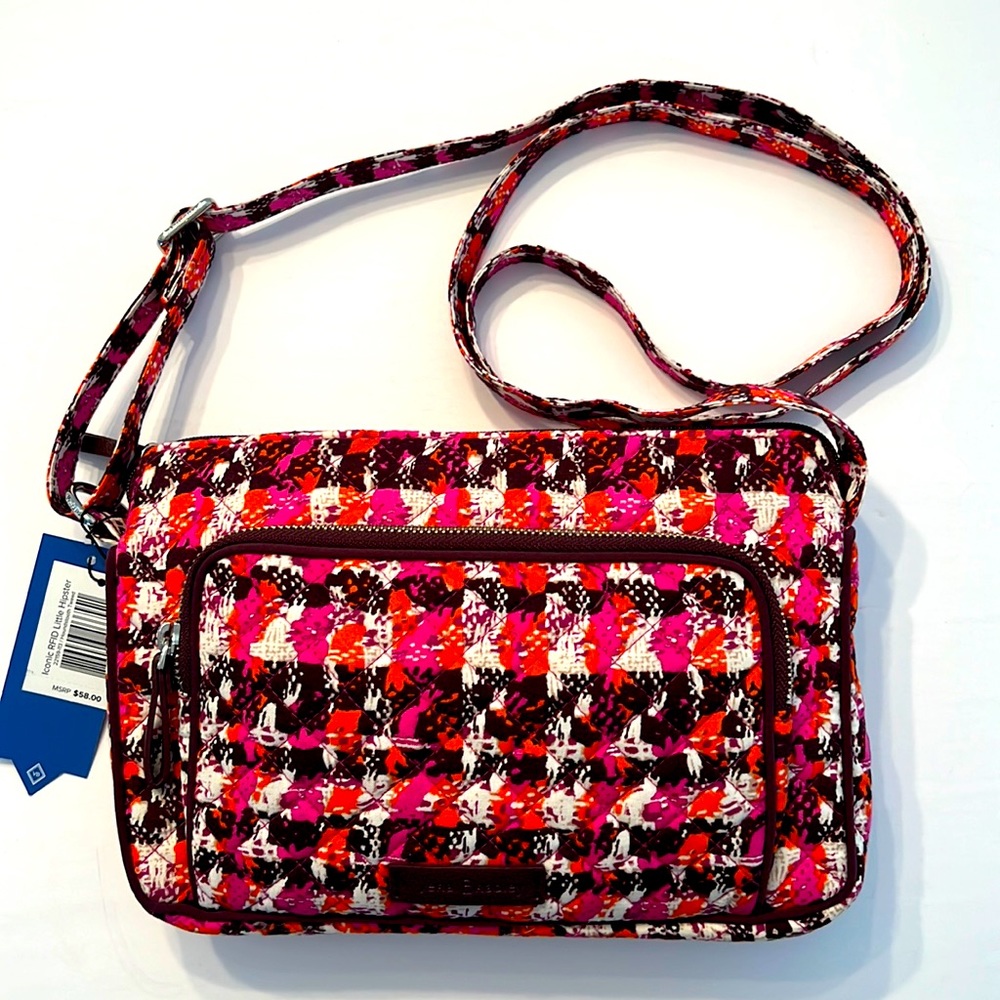Vera Bradley Iconic RFID Little Hipster purse BNWT